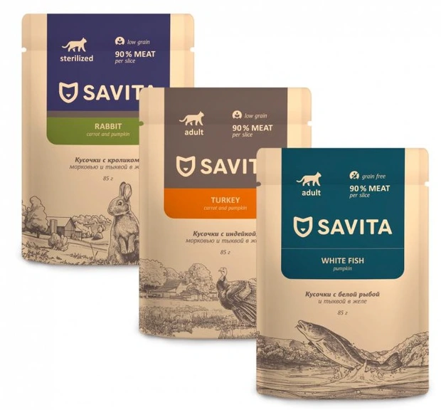 Корм Savita Для Кошек